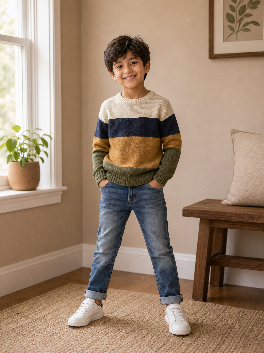 Classic Photo Poses for Kids simple standing classic pose reference