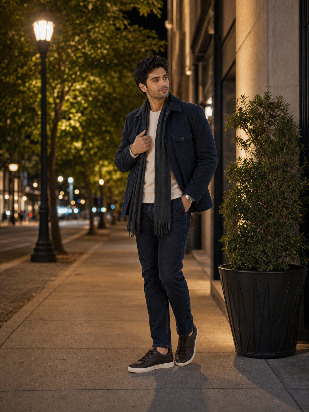 Photo Pose for Night warm night stance pose reference