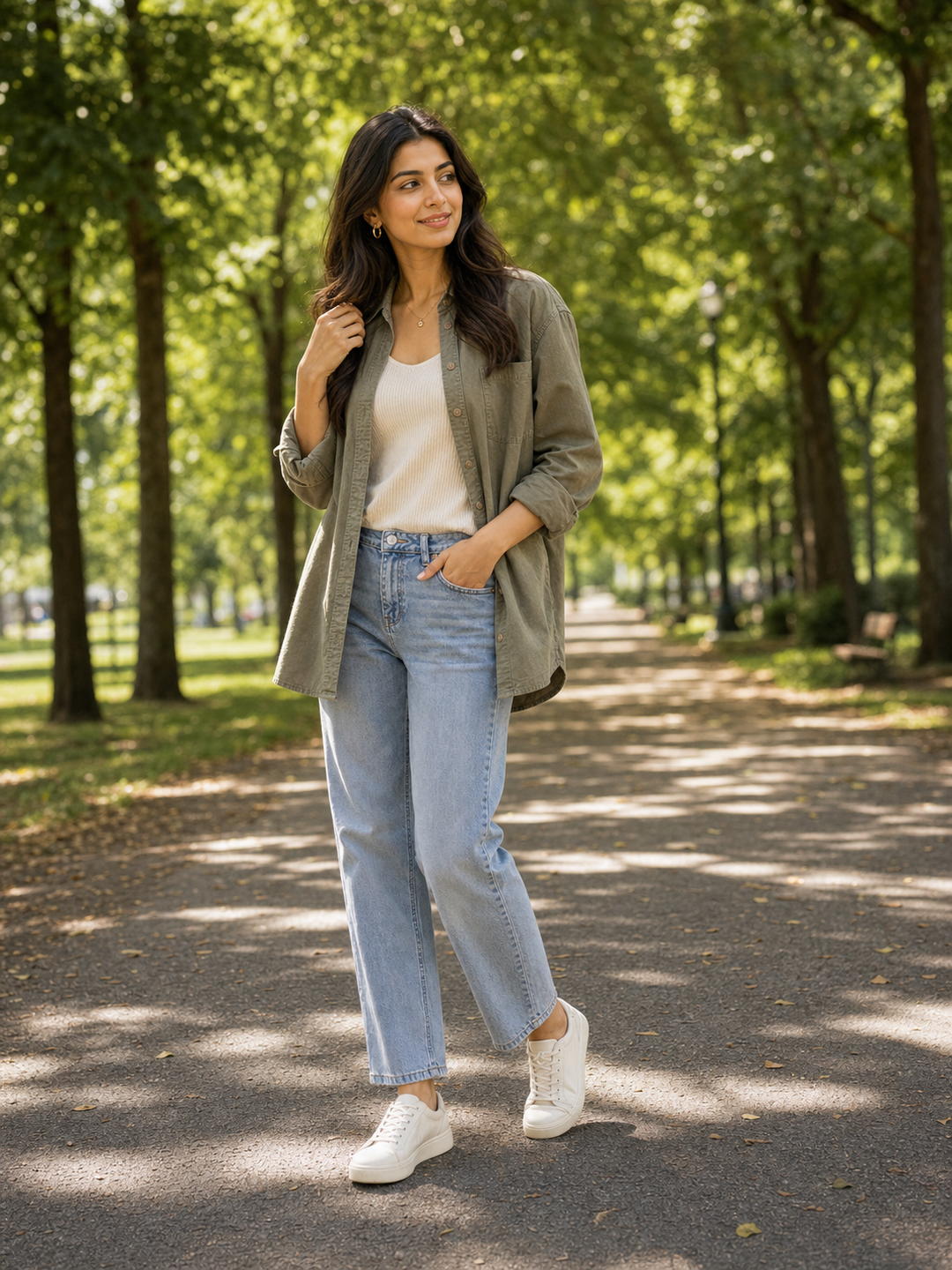 Photo Pose for Park open-shade park stance pose reference
