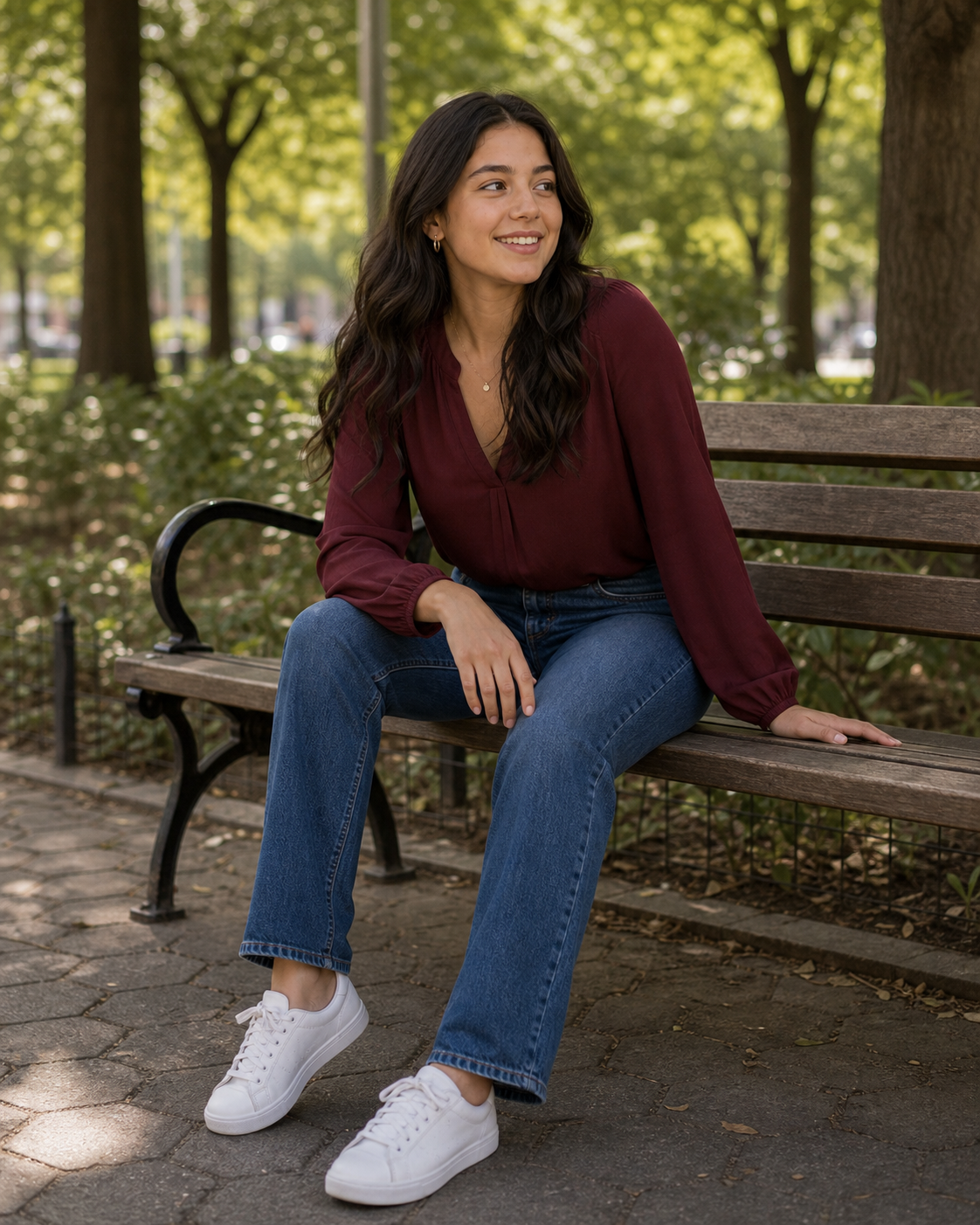 Photo Poses for Girls in Jeans pose reference 2