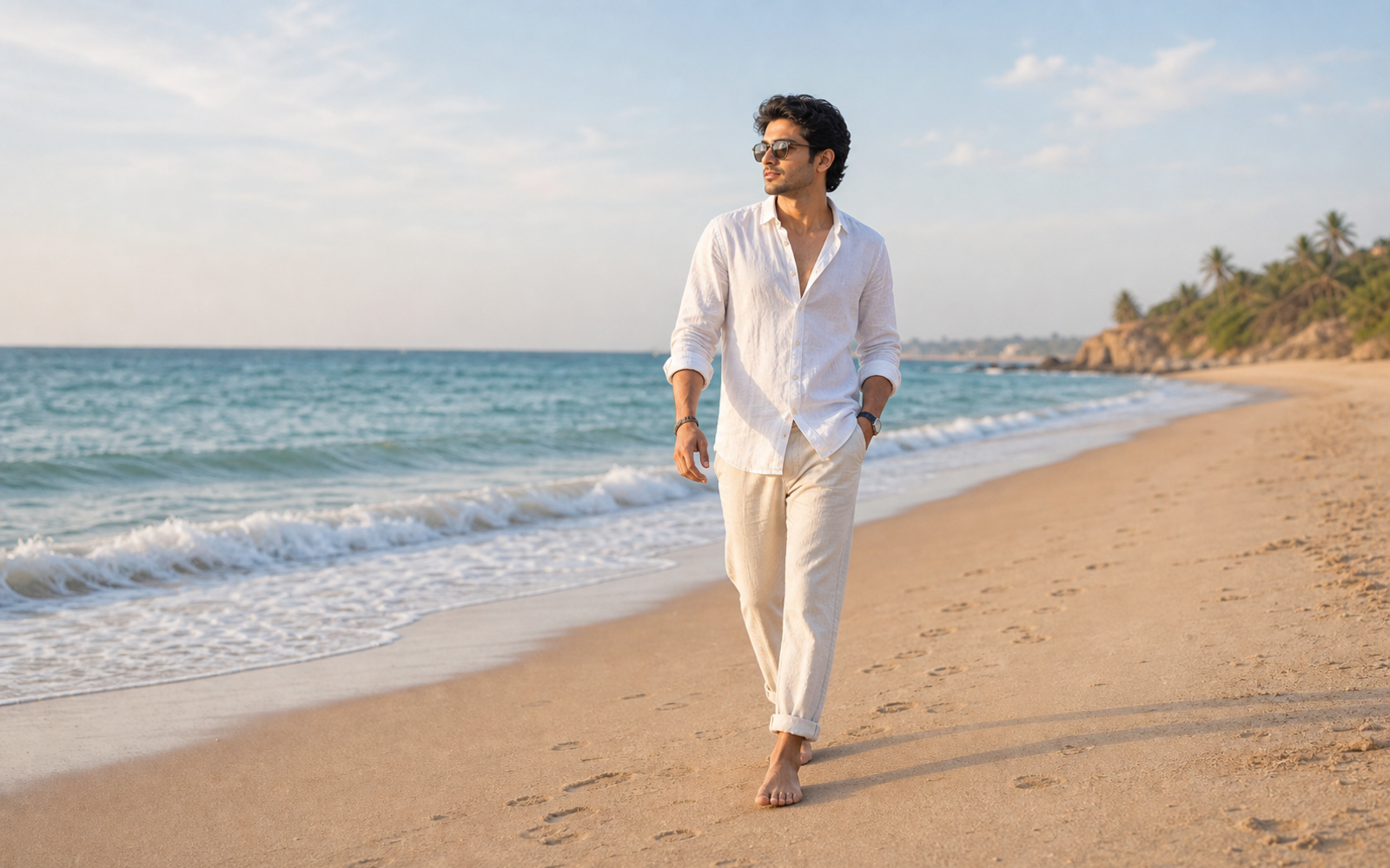 Poses for Beach Boys wide beach walk pose reference