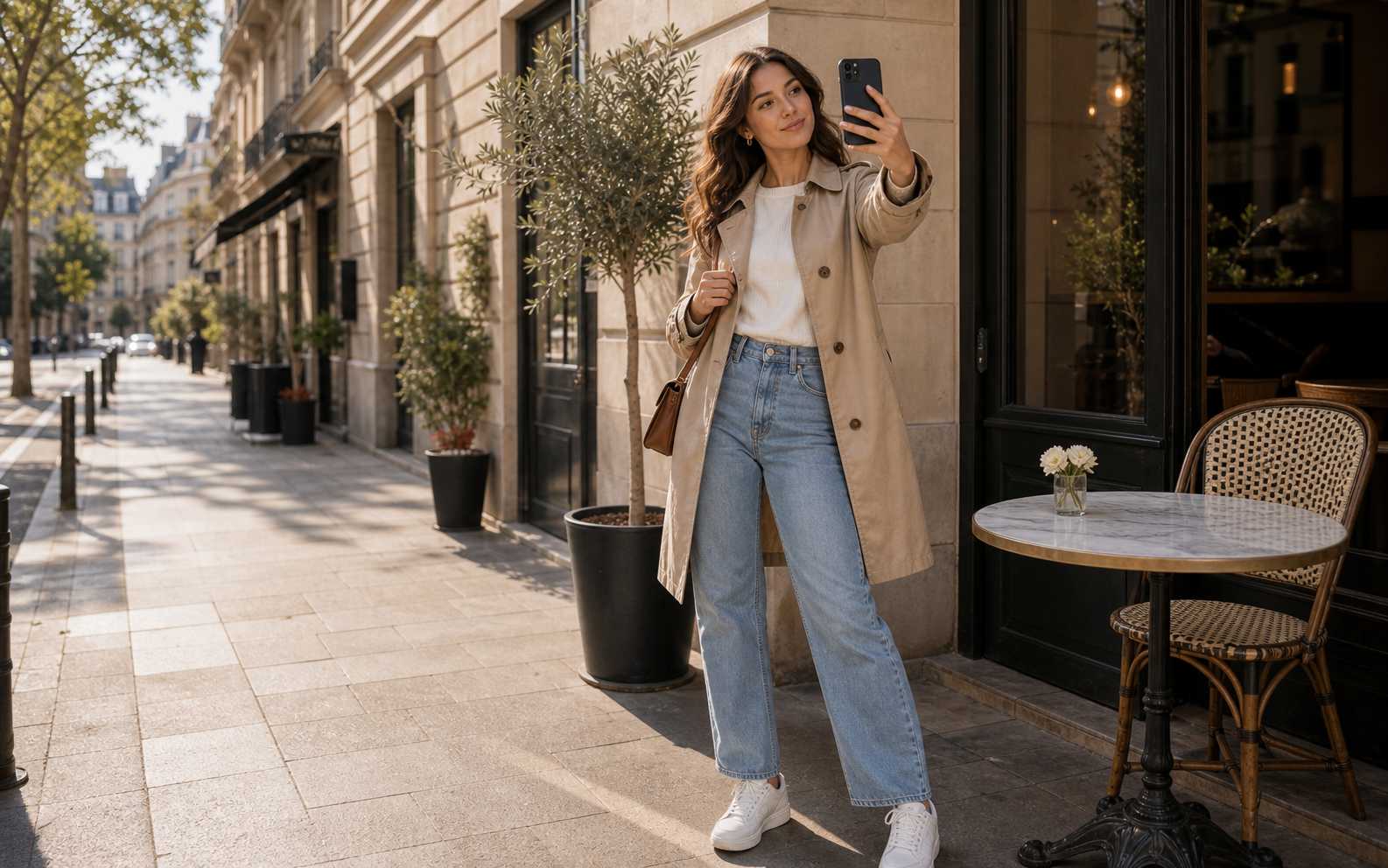 Cafe selfie pose reference for photo poses for girls selfie
